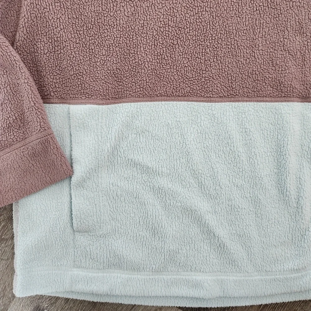 The North Face Mens TKA Glacier Snap Fleece Pullover Colorblock M